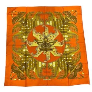 Hermes Vintage Silk Scarf Proues Carre 90 Philippe Ledoux
